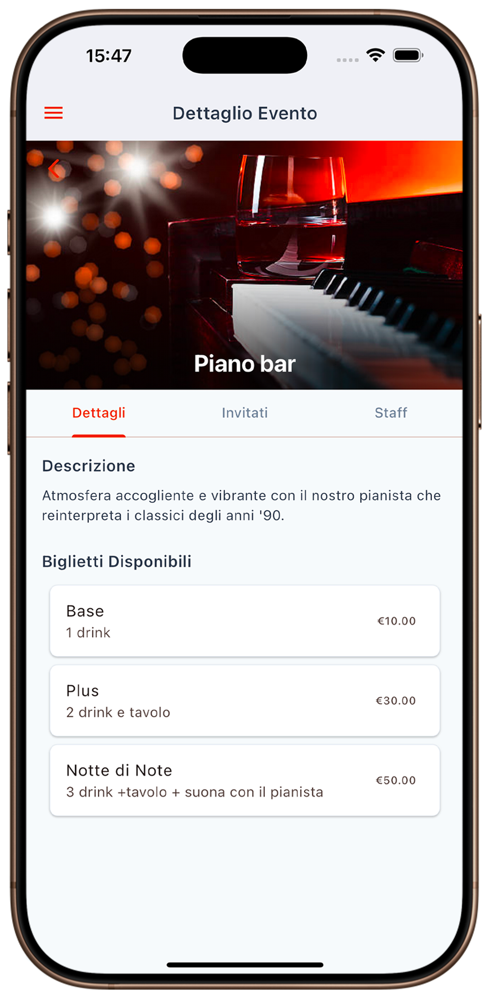 Gestione Biglietti Evento